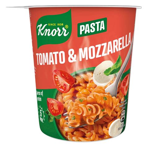 Knorr tészta poharas paradicsomos ízvilág illusztráció