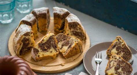 Kétféle tészta a kuglóf formában