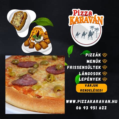 Pizzák és frissensültek kínálata