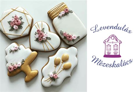 Levendulás mézeskalács doboz illusztráció