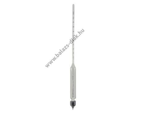 Aerométer használata