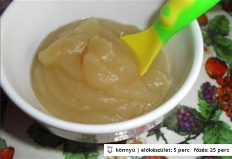 Almapüré babáknak és felnőtteknek