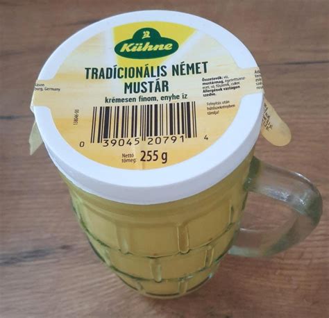 Méz és mustár összetevők