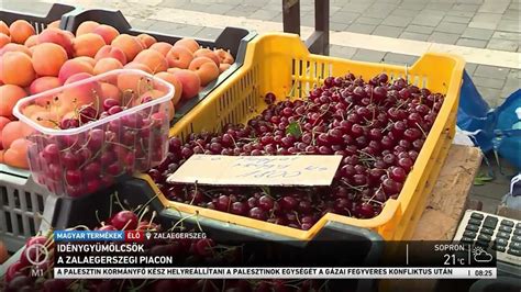 Idénygyümölcsök a piacon