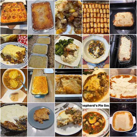 Collage of dishes made in a cooking blender