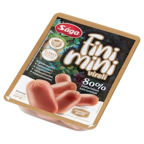 Sága Fini Mini Pulykavirsli csomagolás