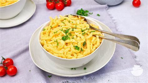 Német Spätzle illusztráció