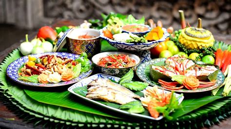 A thai konyha ízeit bemutató illusztráció