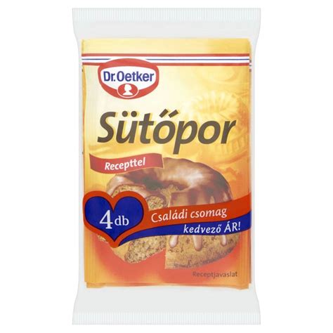 Dr. Oetker Sütőpor 4x12 g Családi Csomag