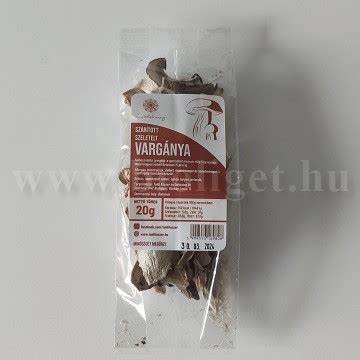 Friss és szárított vargánya gomba tápanyagprofil