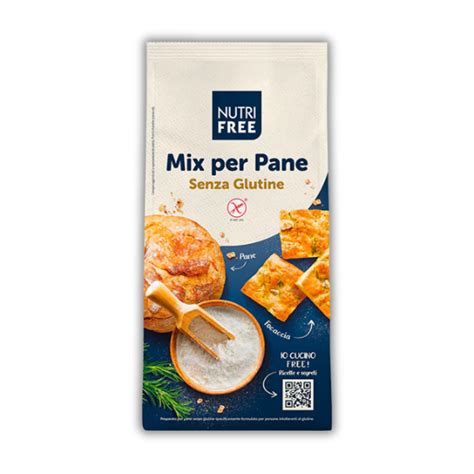 Nutrifree Miscela Piú flour packaging