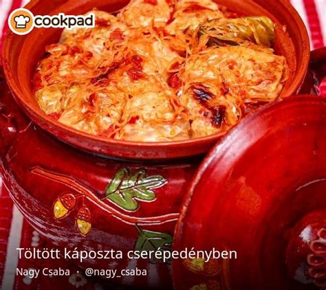 A hurka és a káposzta rétegezése egy cserépedényben