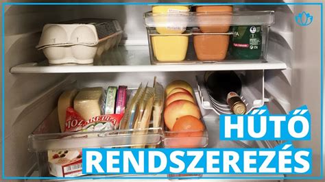 Hűtőszekrény és étel tárolás