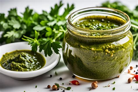 Chimichurri szósz friss fűszernövényekkel