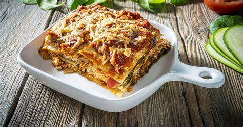 Hagyományos darálthúsos lasagne rétegek