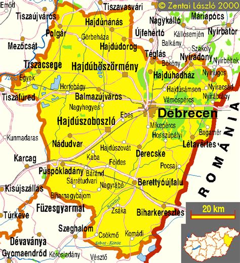 Ebes település térképe