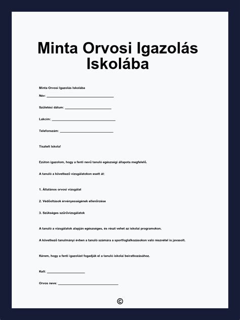 Torta igazolás űrlap