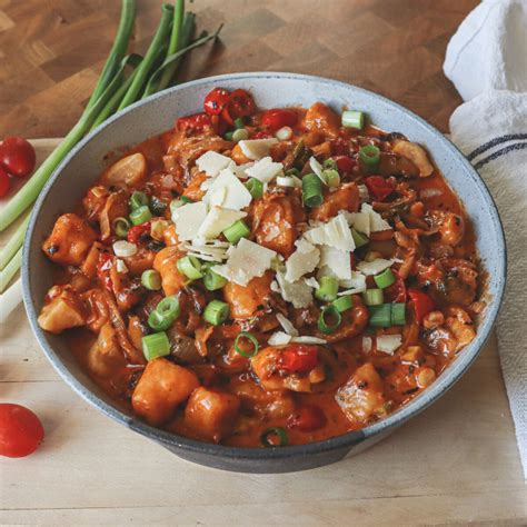 Édesburgonya gnocchi változatos tálalással