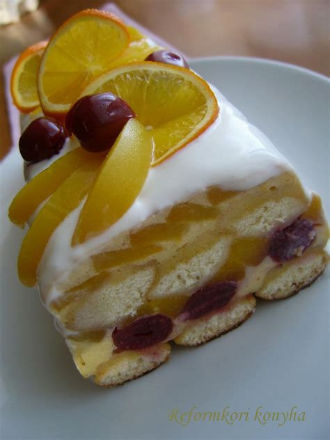 Konyakos narancsos diplomata puding