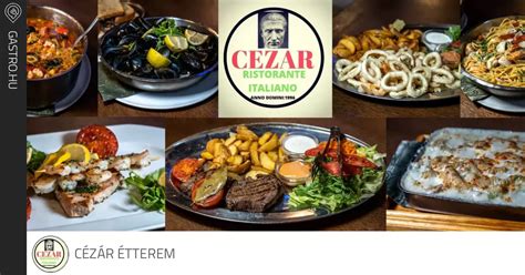 Cézár Étterem homlokzat