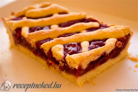 Rácsos meggyes pite tápérték adatai