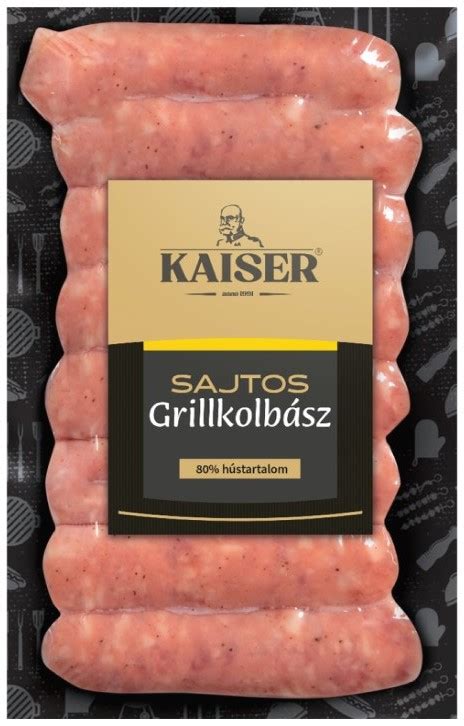 Grillkolbászok a grillrácson
