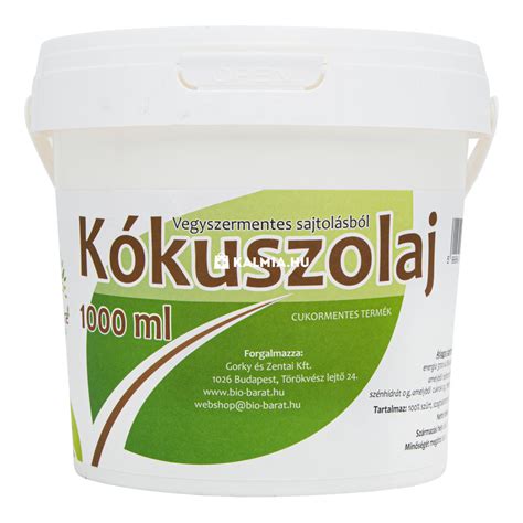 kókuszolaj szilárd és folyékony formában