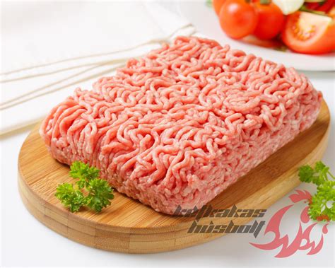 Különféle darált húsok tárolva