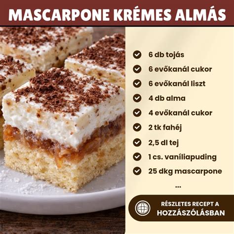 Krémes mascarpone