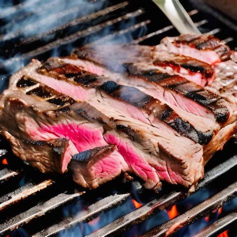 Steak sütés grillen