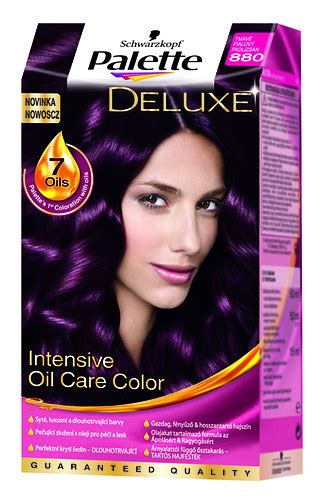 Palette Deluxe Padlizsán 880 hajfesték csomagolása