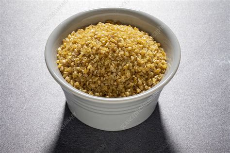 Bulgur gabonaszemek közelről