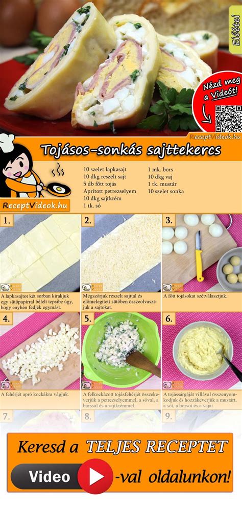 Sajttekercs elkészítése lépésről lépésre