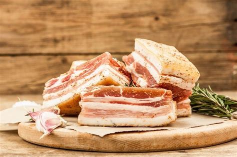 Különböző szalonnafajták