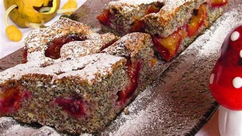 Szilvás-mákos sütemény