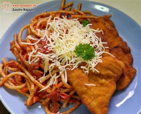 Milánói sertésborda tálon