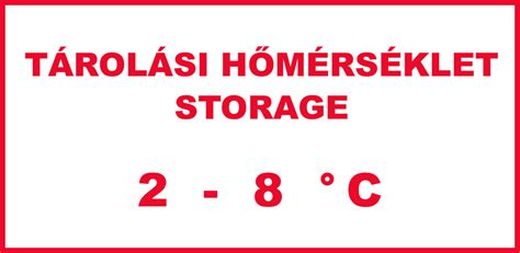 Tárolási hőmérséklet infographics