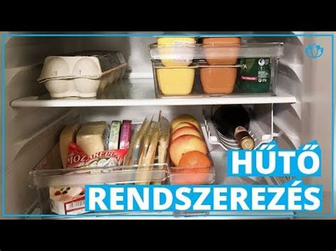 Hűtőszekrény rendszerezés