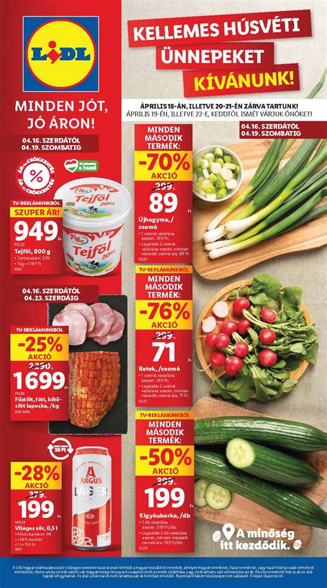 Lidl akciók és szórólapok