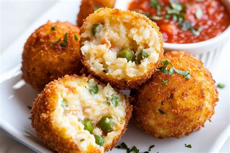 Arancini gombócok