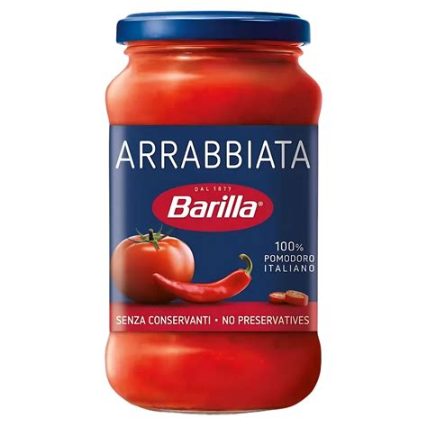 Barilla Arrabbiata szósz és alapanyagai