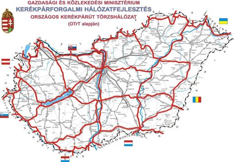 Szállítási útvonalak térképe Magyarországon