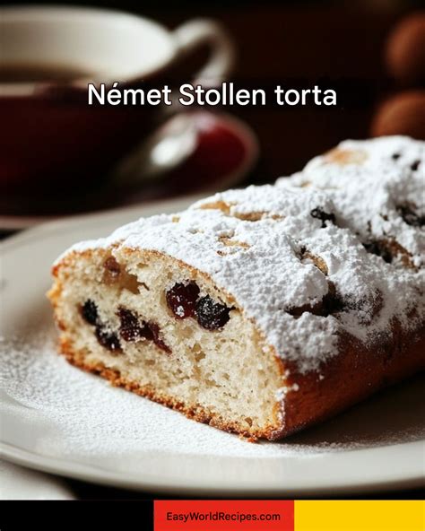 Stollen sütemény