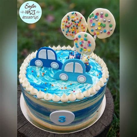 Különleges fiú torta dizájn