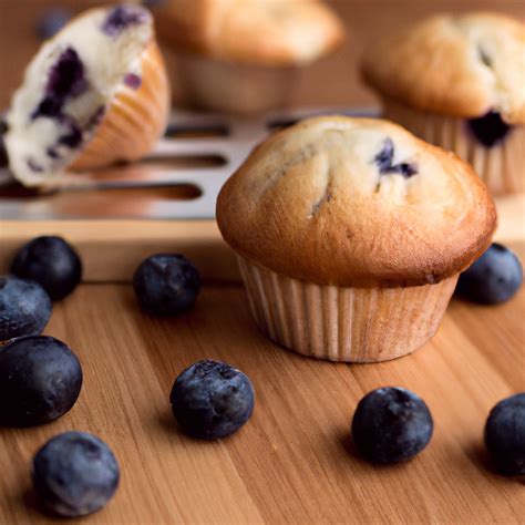 áfonyás muffinok egy kosárban