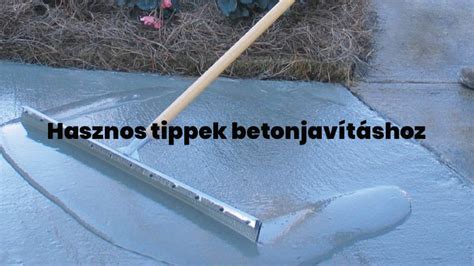 Betonfelület javítása speciális tömítőanyaggal