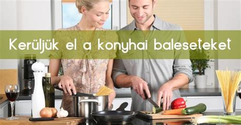konyhai balesetek és megoldások infografika