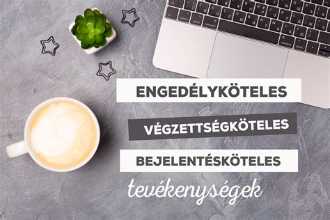 Engedélyköteles tevékenységek ikonjai