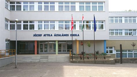 A Szügyi Általános Iskola épülete kívülről, kiemelve a sportpályákat