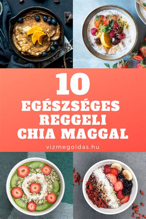 Egészséges hozzávalók, például chia mag